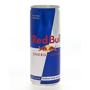 image of a red bull can